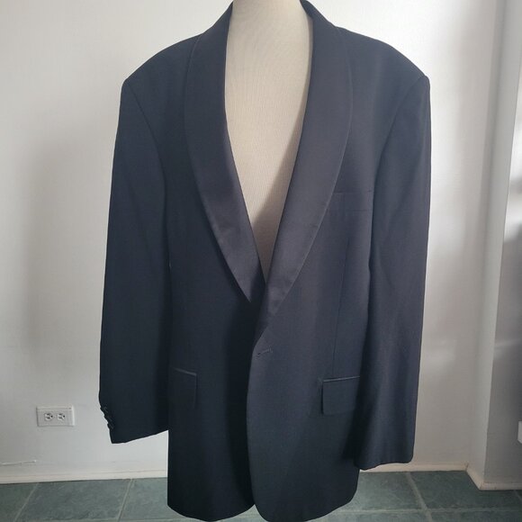 Black-Tuxedo Blazer/ Jacket by Bill Blass (Sizing: Refer to Measurements) - Picture 8 of 15